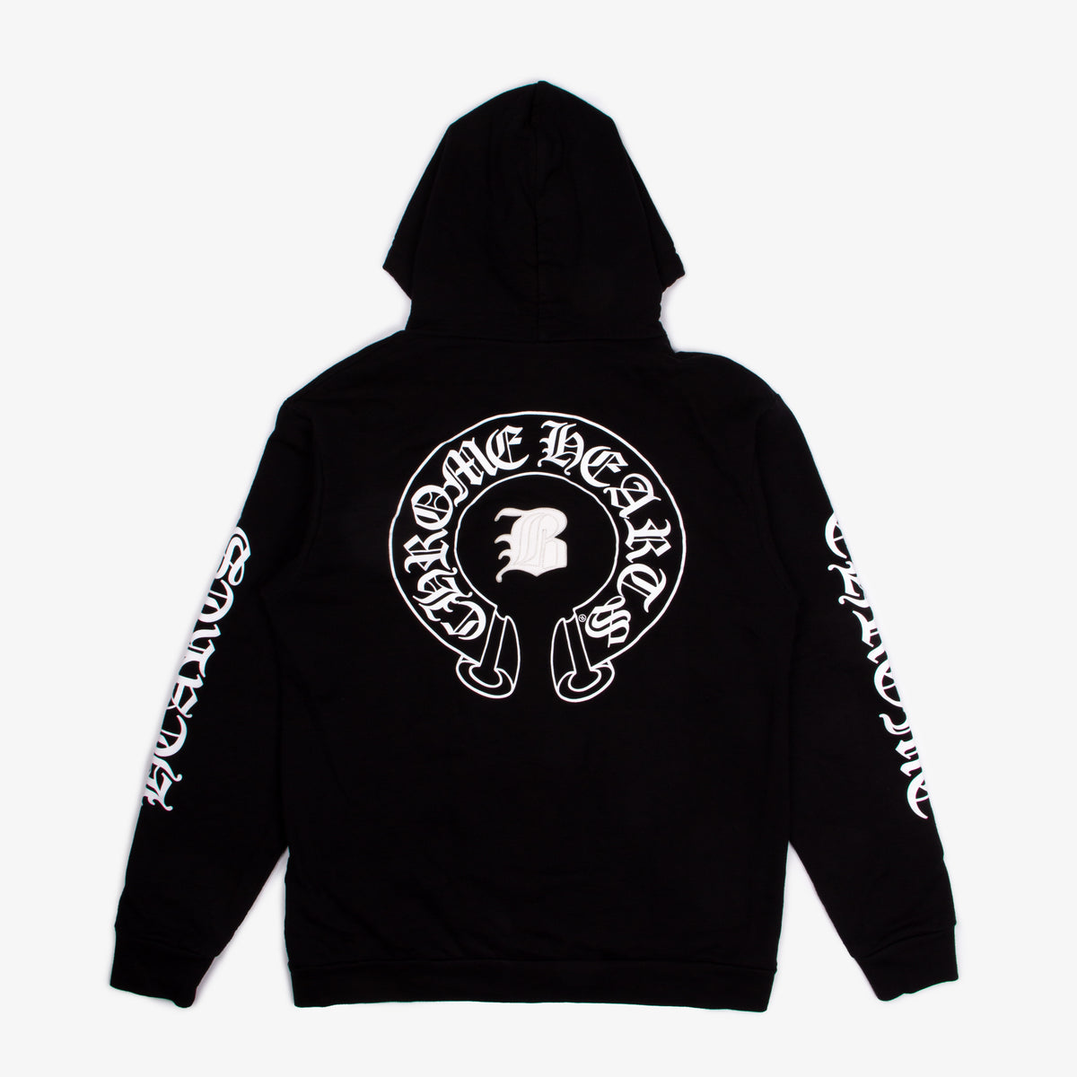 BELLA LEATHER PATCH HOODIE OBTAIND