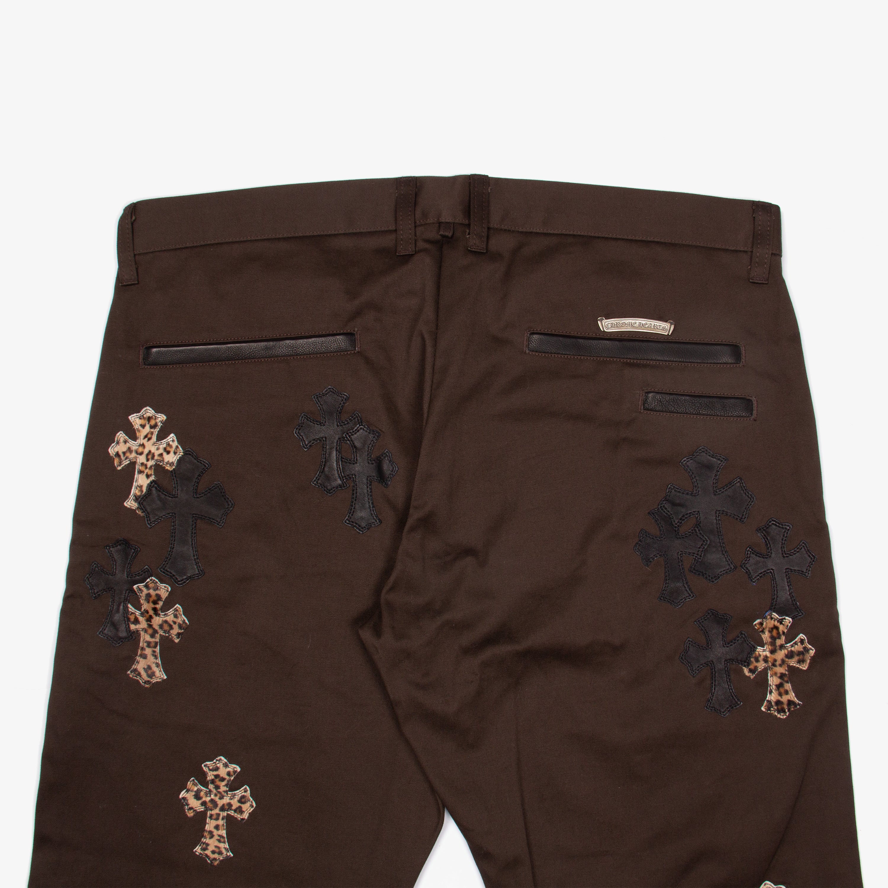 BROWN 40 MIXED CROSS PATCH CHINO