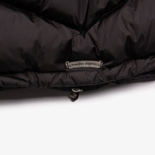 Load image into Gallery viewer, BLACK QUARTER ZIP DOWN PUFFER