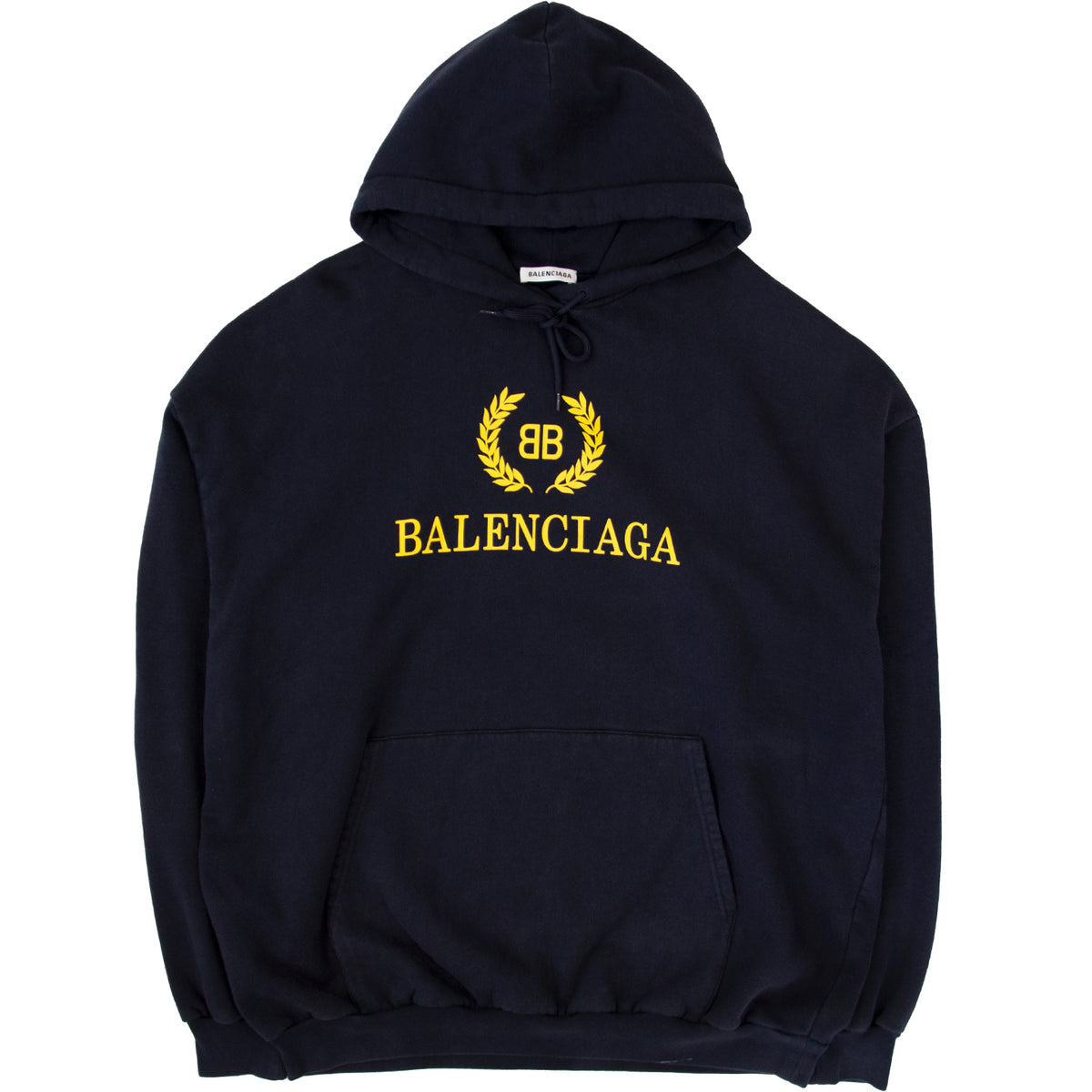 Balenciaga navy hoodie hot sale