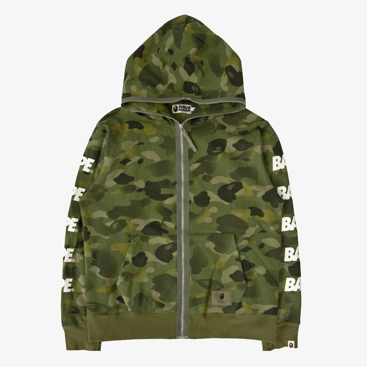 BAPE GRADATION CAMO FULL ZIP HOODIE – OBTAIND