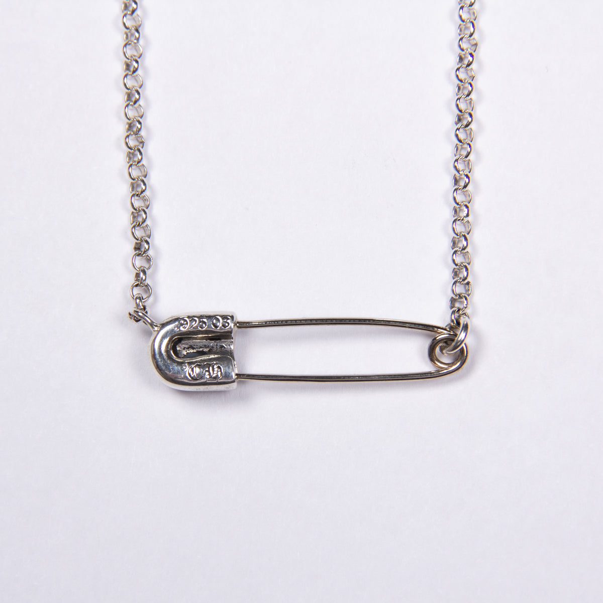 新品 ネイバーフッド 23SS SILVER SAFETY PIN ネックレス - 通販