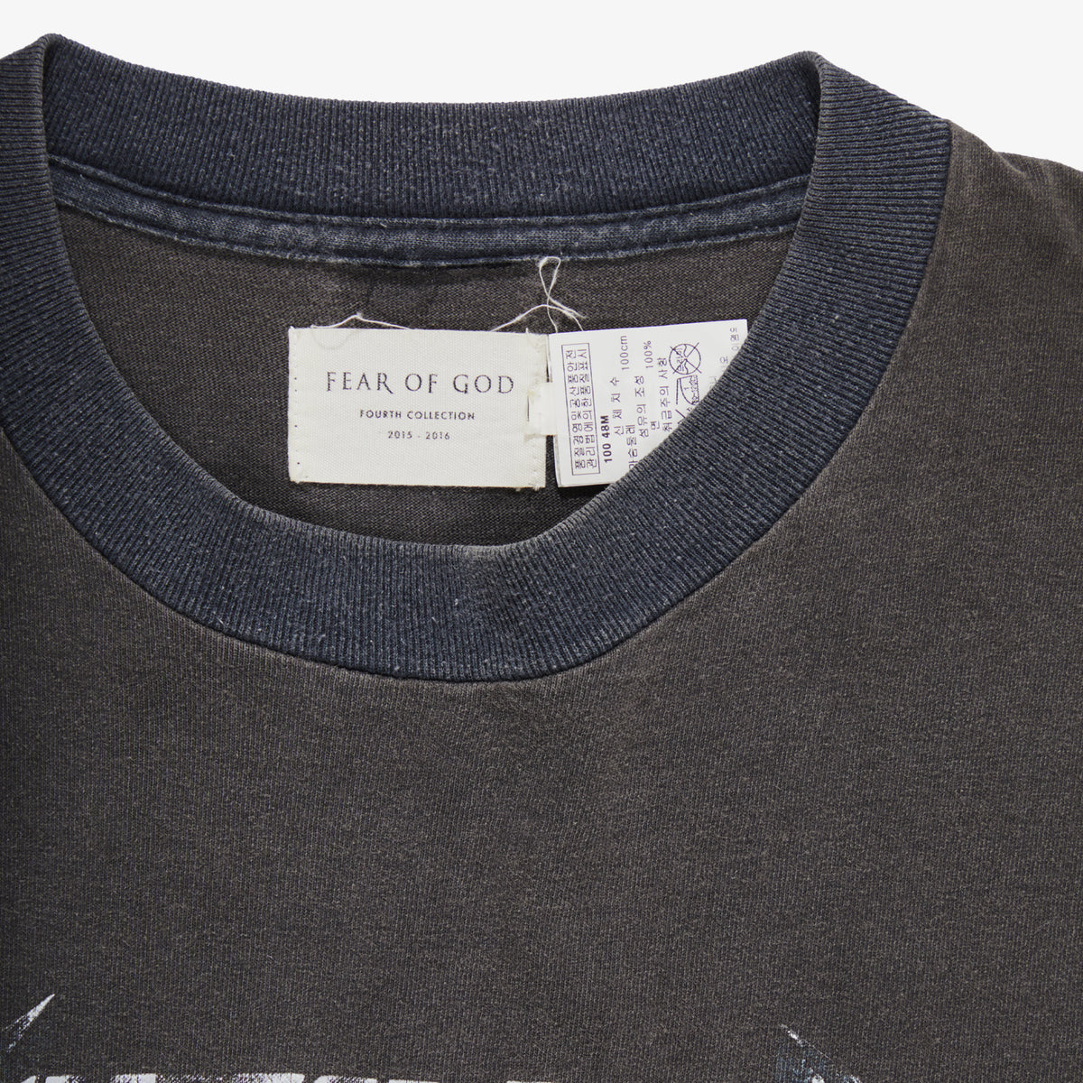 FEAR OF GOD 4TH COLLECTION METALLICA 1991 HISTORIC DATES TEE