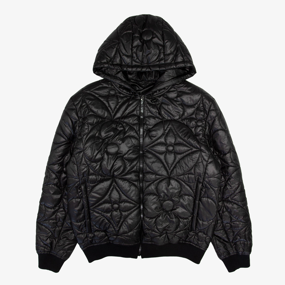 Abstract Monogram Flower Puffer Jacket - Ready-to-Wear 1AC0J0