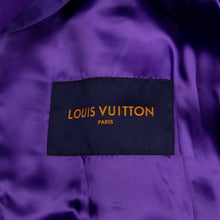 Load image into Gallery viewer, PURPLE MULTI PATCH VARSITY JACKET | 50