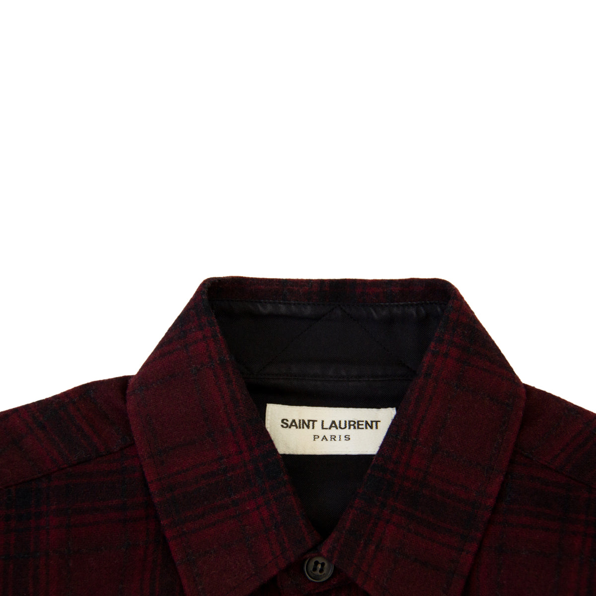 SAINT LAURENT AW13 RUNWAY OVERSIZED FLANNEL