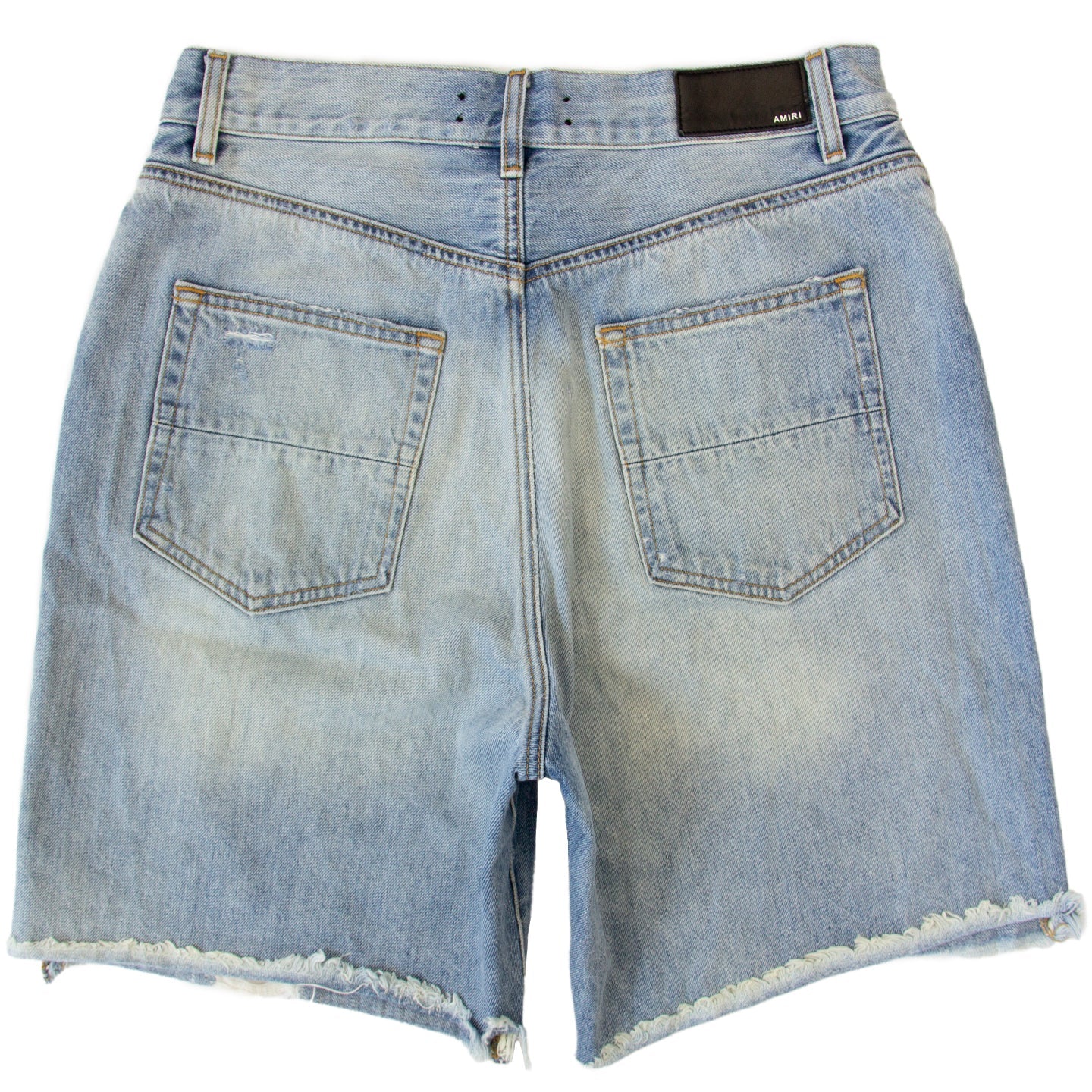 DISTRESSED DENIM SHORT