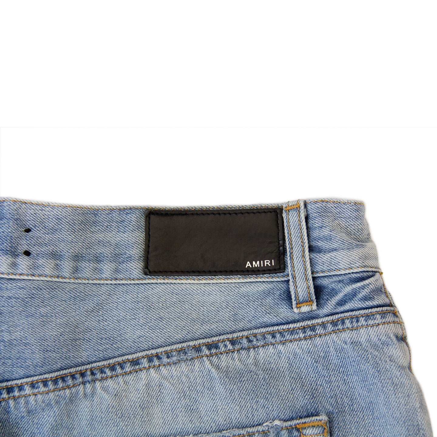 DISTRESSED DENIM SHORT