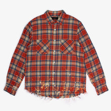 Load image into Gallery viewer, FRAYED LEATHER LOGO FLANNEL