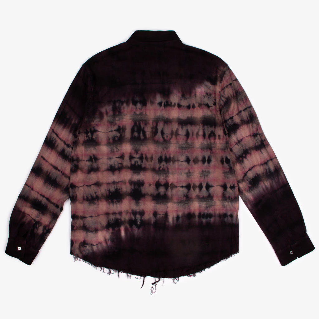 FRAYED BLEACHED FLANNEL