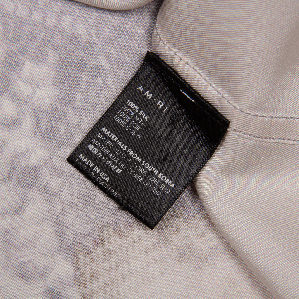 SNAKE SKIN CAMP COLLAR SHIRT