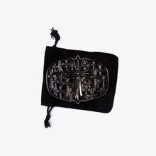 Load image into Gallery viewer, BLACK RHODIUM CEMETERY BUCKLE (BUCKLE ONLY)