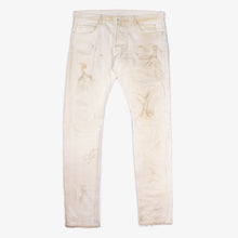 Load image into Gallery viewer, WHITE DISTRESSED DENIM