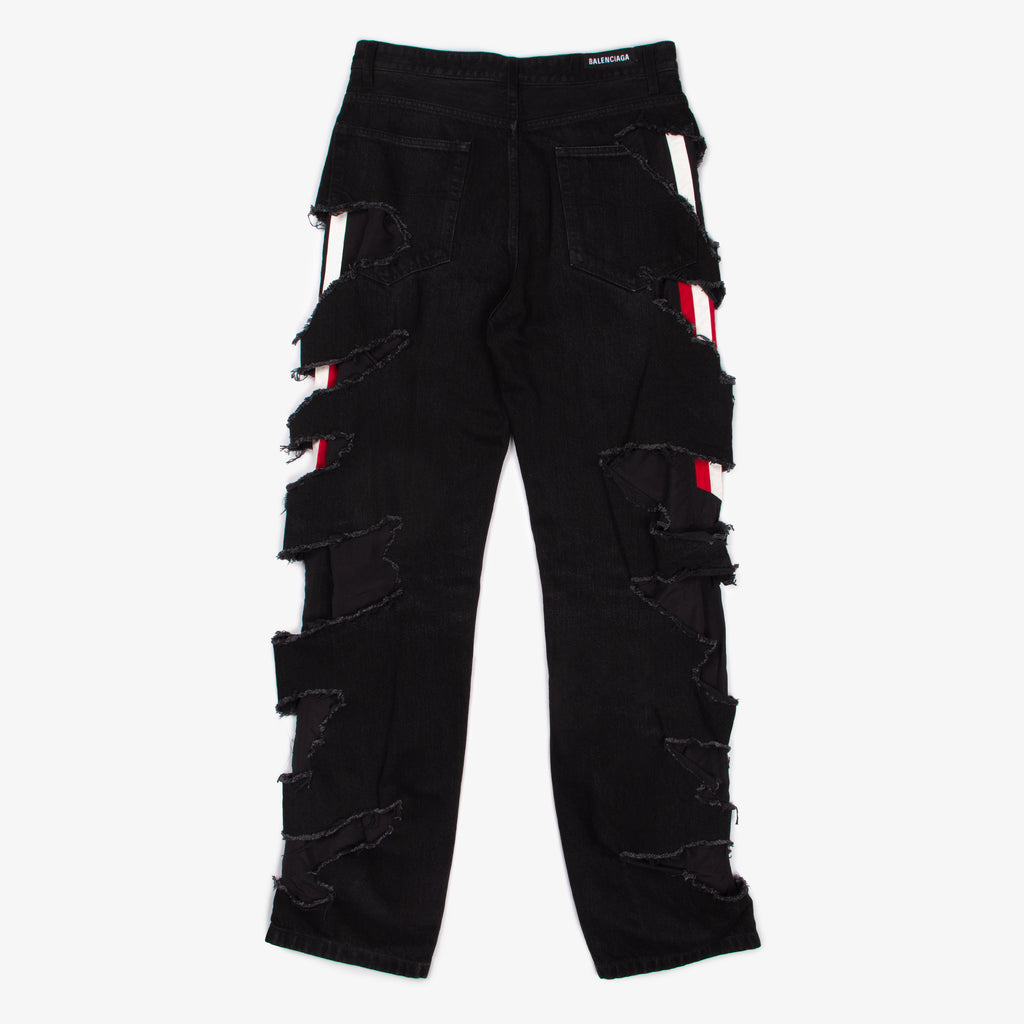 AFTERWORLD SLASHED SPORTY B DENIM | S