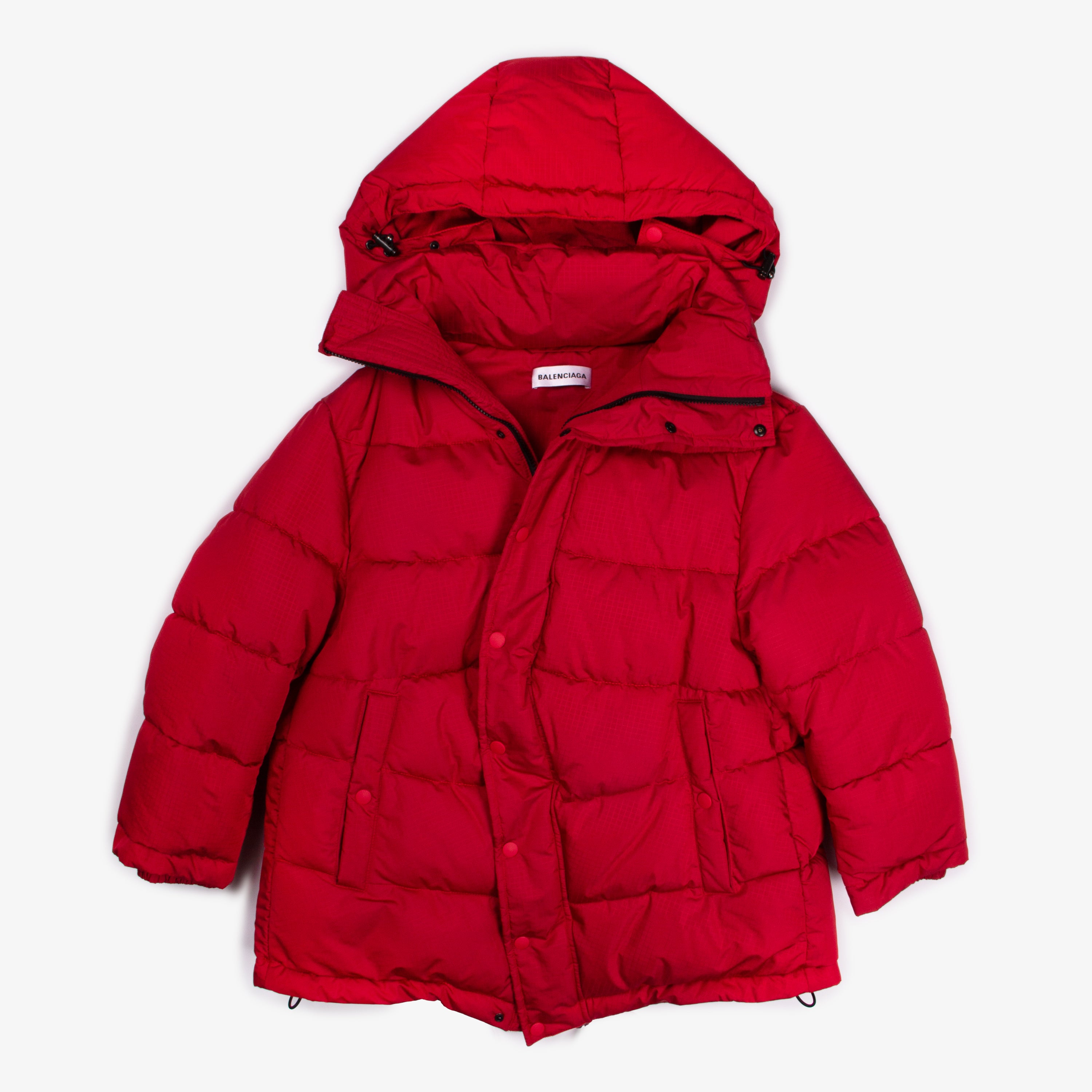 Louis Vuitton Lvse Flower Quilted Hoodie Jacket, Red, 54