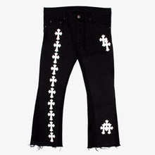 Load image into Gallery viewer, WHITE CROSS PATCH DENIM (1/1)
