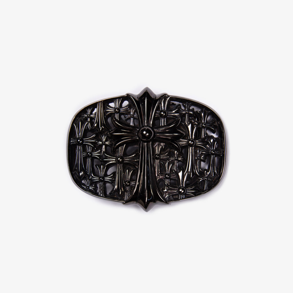 BLACK RHODIUM CEMETERY BUCKLE (BUCKLE ONLY)