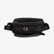 Load image into Gallery viewer, BLACK LEATHER MESSENGER BAG