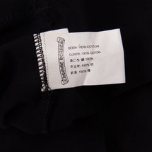 Load image into Gallery viewer, BLACK SCROLL LOGO POCKET TEE