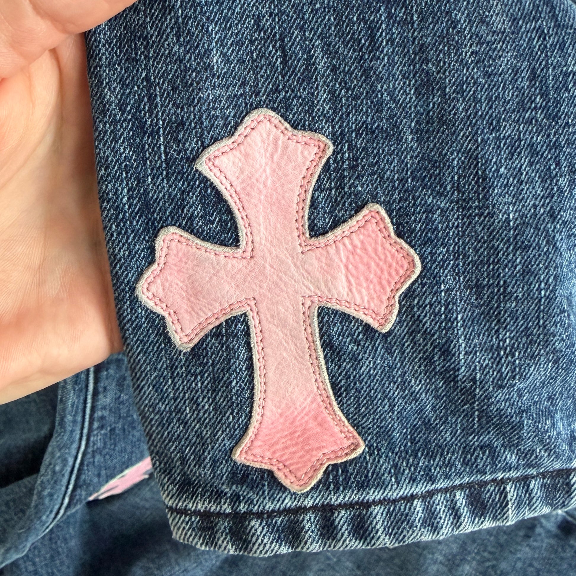 COTTON CANDY CROSS PATCH DENIM 1/1