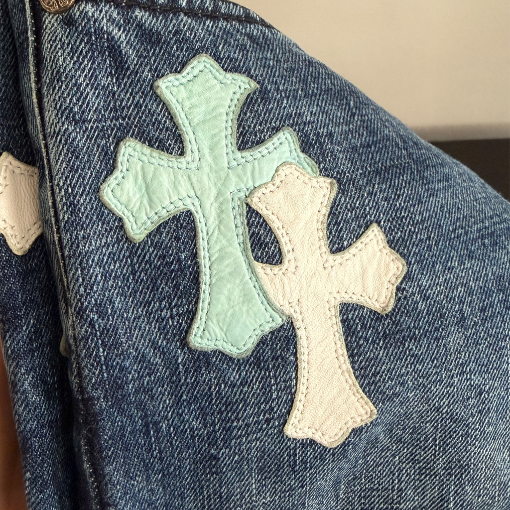 COTTON CANDY CROSS PATCH DENIM 1/1