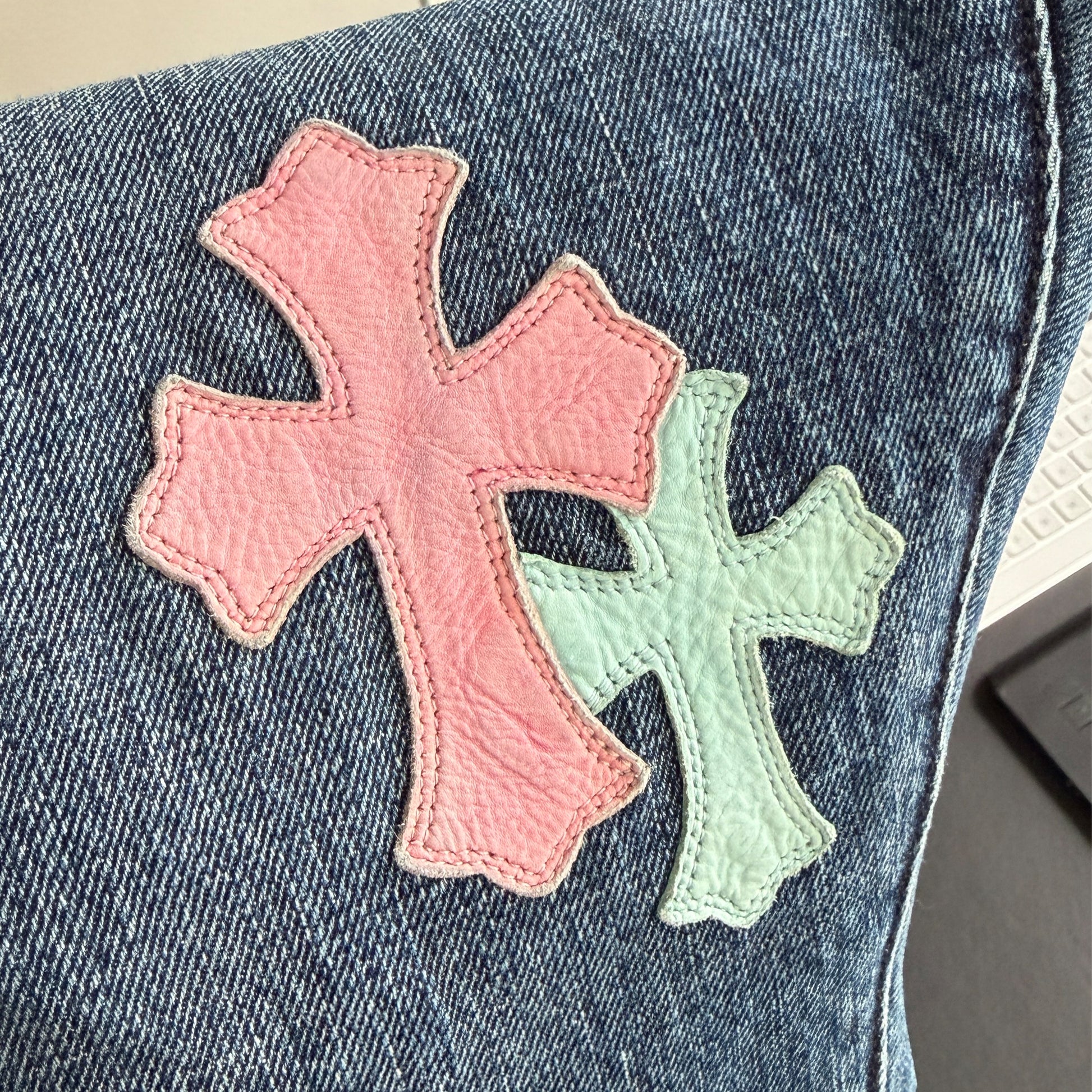 COTTON CANDY CROSS PATCH DENIM 1/1
