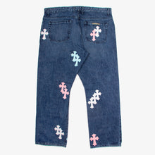 Load image into Gallery viewer, COTTON CANDY CROSS PATCH DENIM 1/1