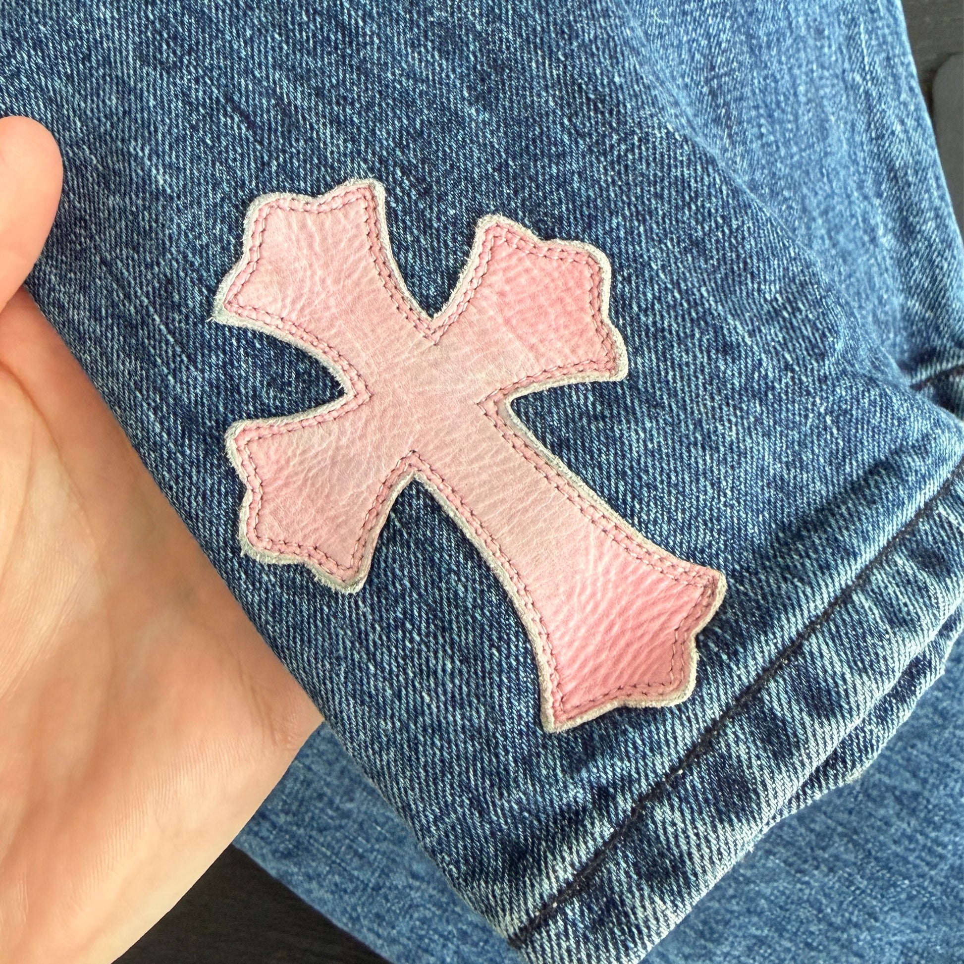 COTTON CANDY CROSS PATCH DENIM 1/1