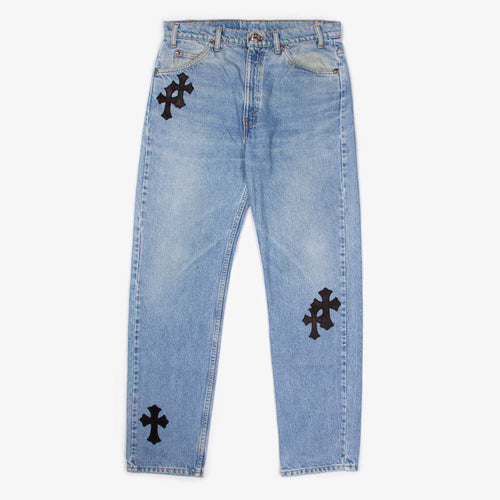 SPECIAL PLACEMENT CROSS PATCH DENIM