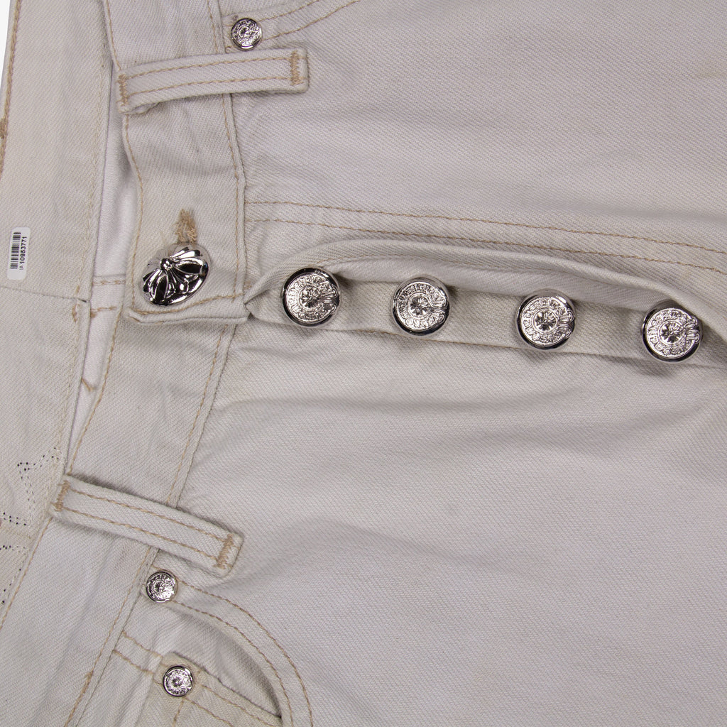 CLASSIC LEOPARD CROSS PATCH DENIM