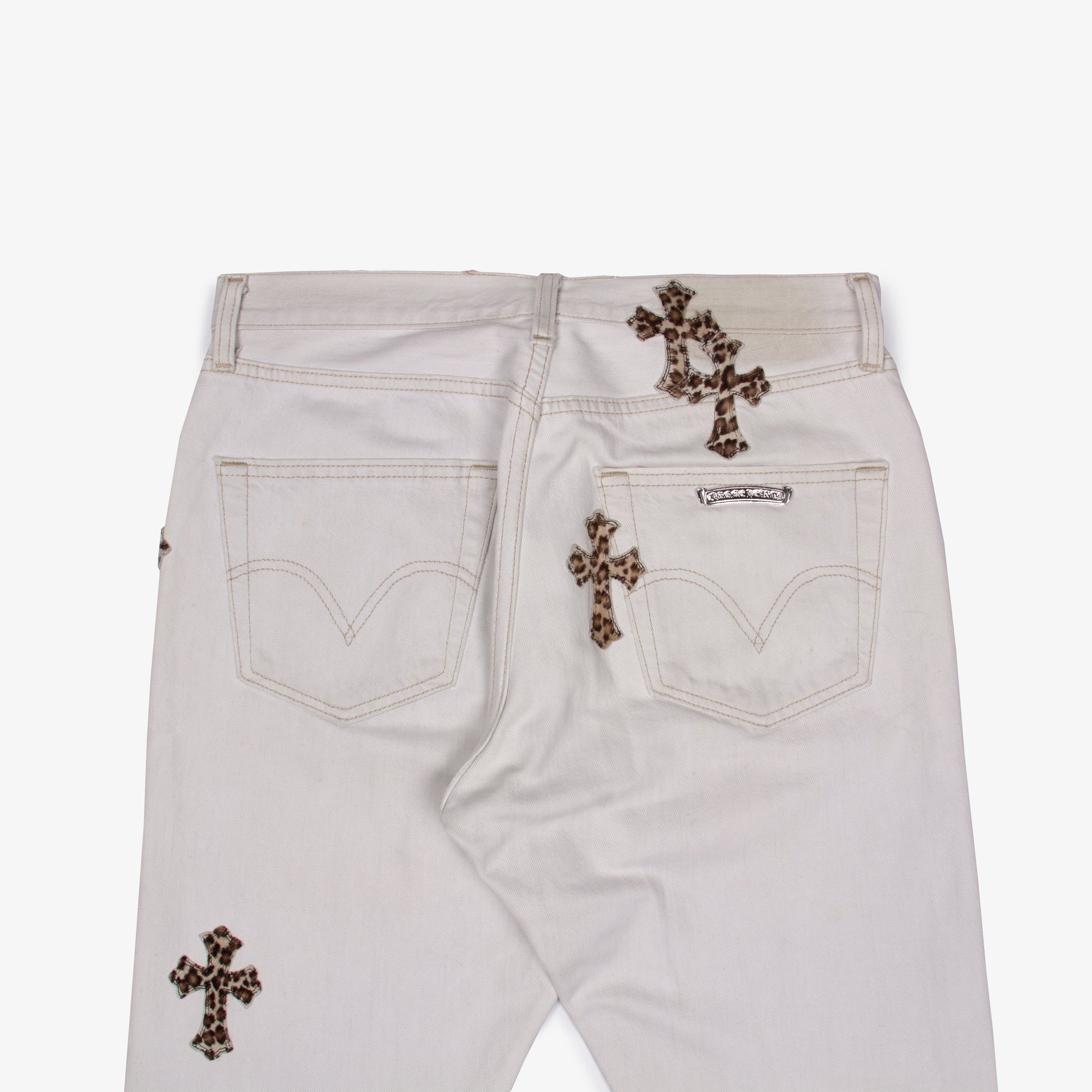 CLASSIC LEOPARD CROSS PATCH DENIM