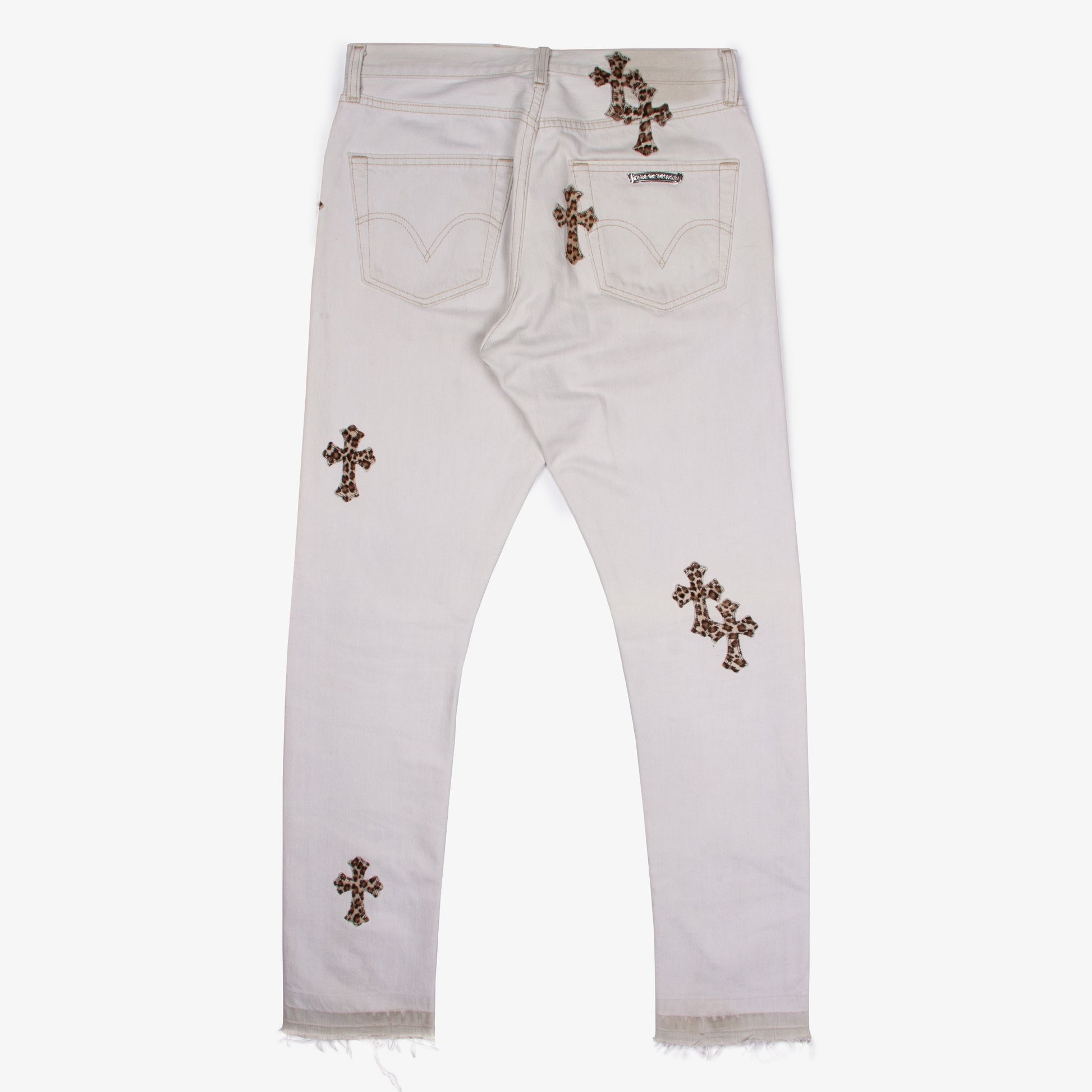CLASSIC LEOPARD CROSS PATCH DENIM
