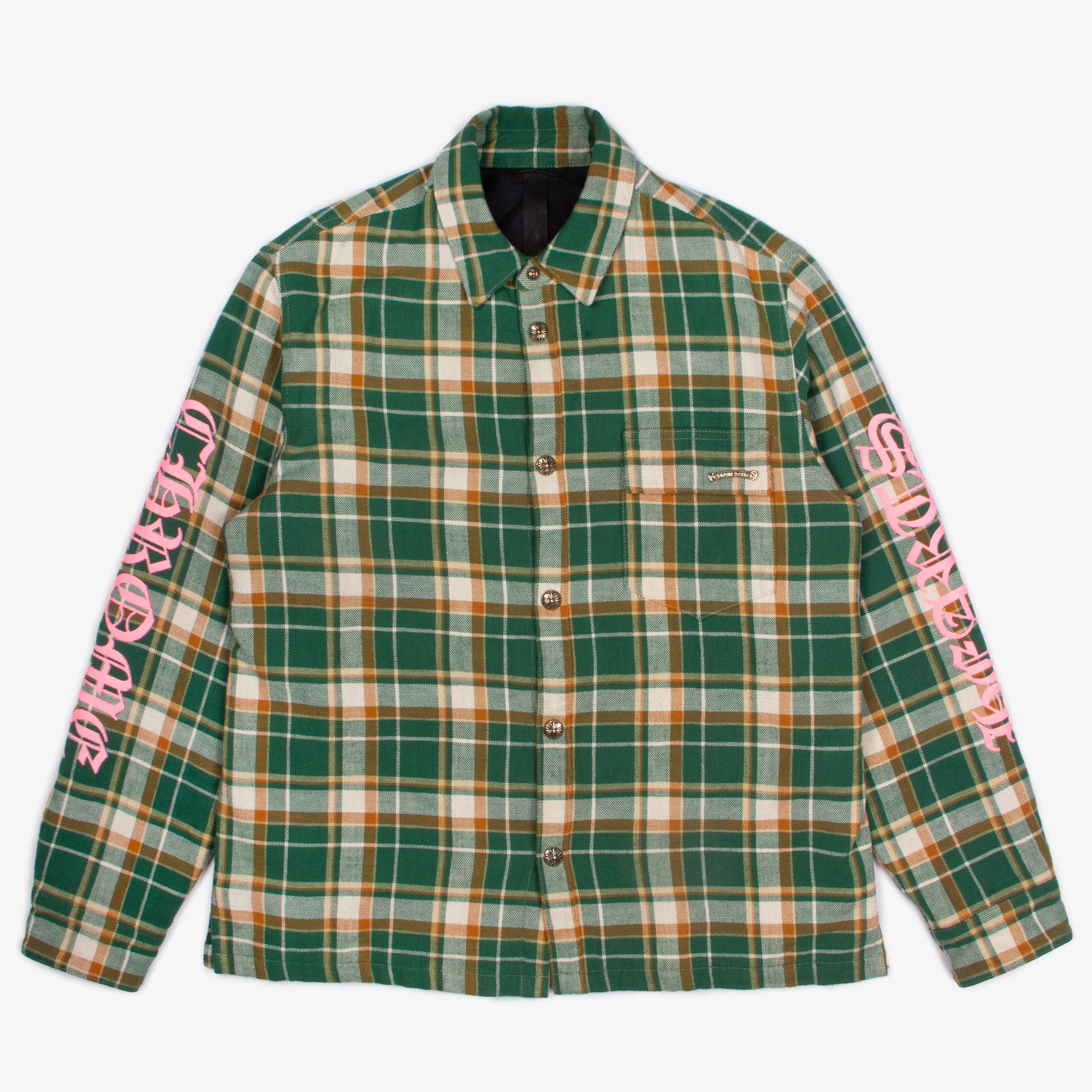 GREEN PADDED FLANNEL