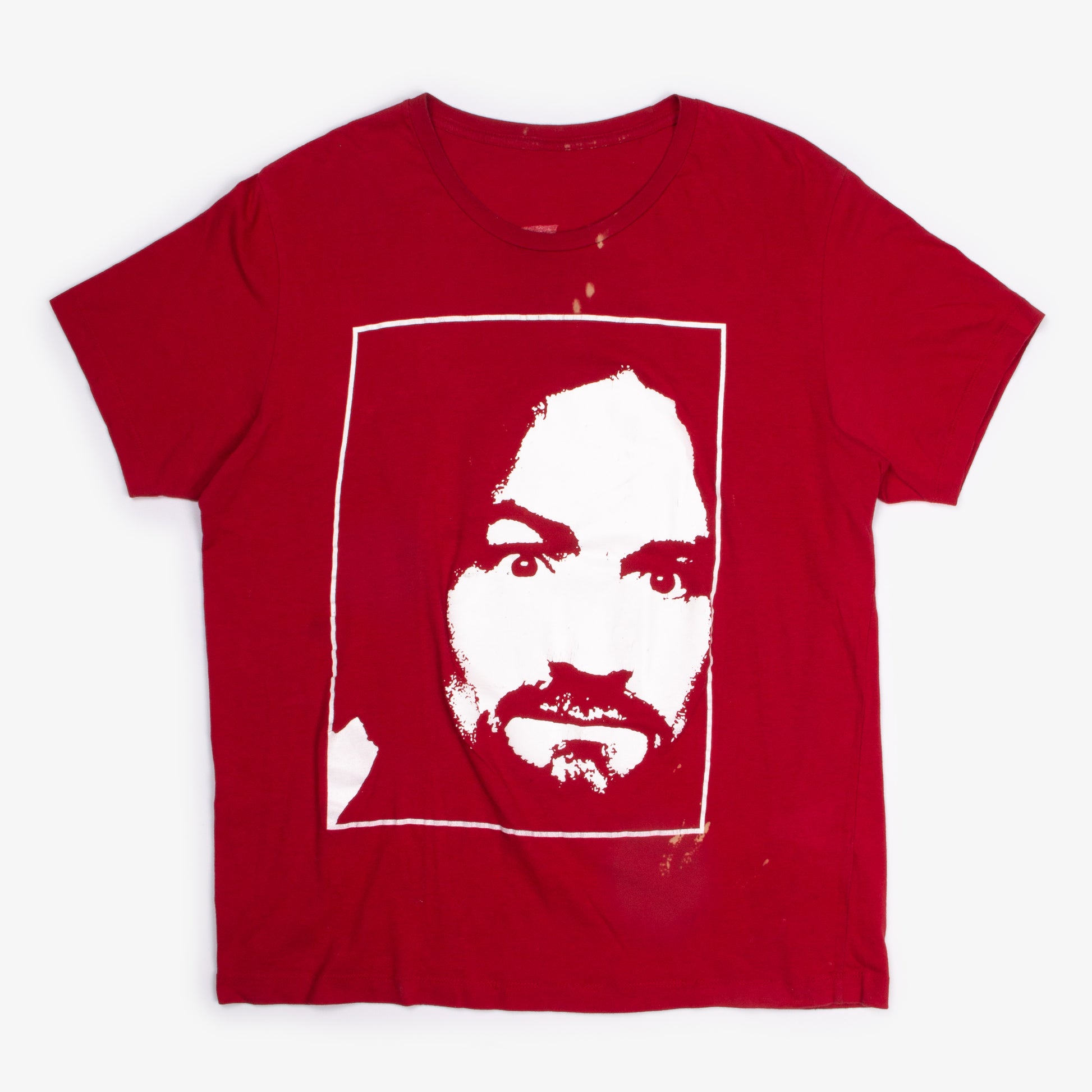 SAMPLE RED CHARLES MANSON TEE
