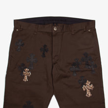 Load image into Gallery viewer, BROWN 40 MIXED CROSS PATCH CHINO