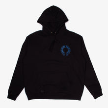 Load image into Gallery viewer, BLUE GLITTER FRIENDS &amp; FAMILY HOODIE