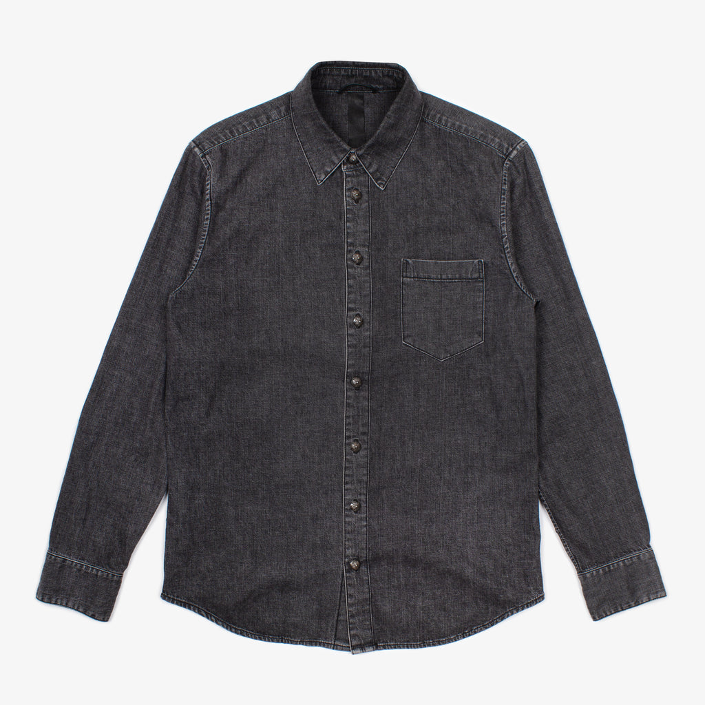LOOSE ENDS CROSS PATCH DENIM SHIRT