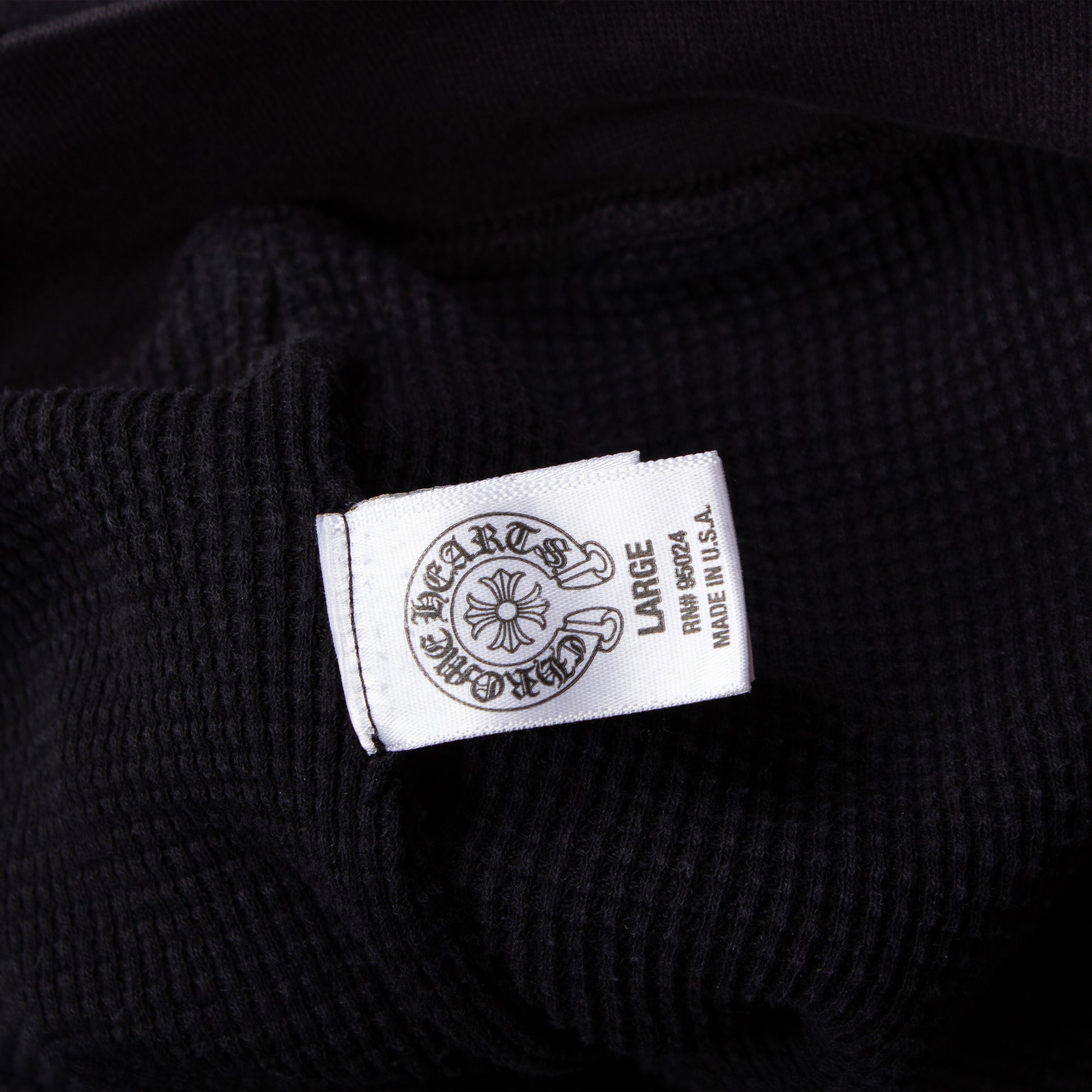 BALCK THERMAL HORSESHOE HOODIE (OG)