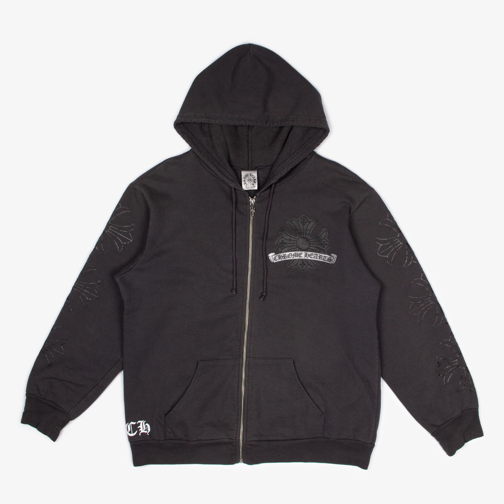 VINTAGE PLUS LOGO ZIP UP HOODIE