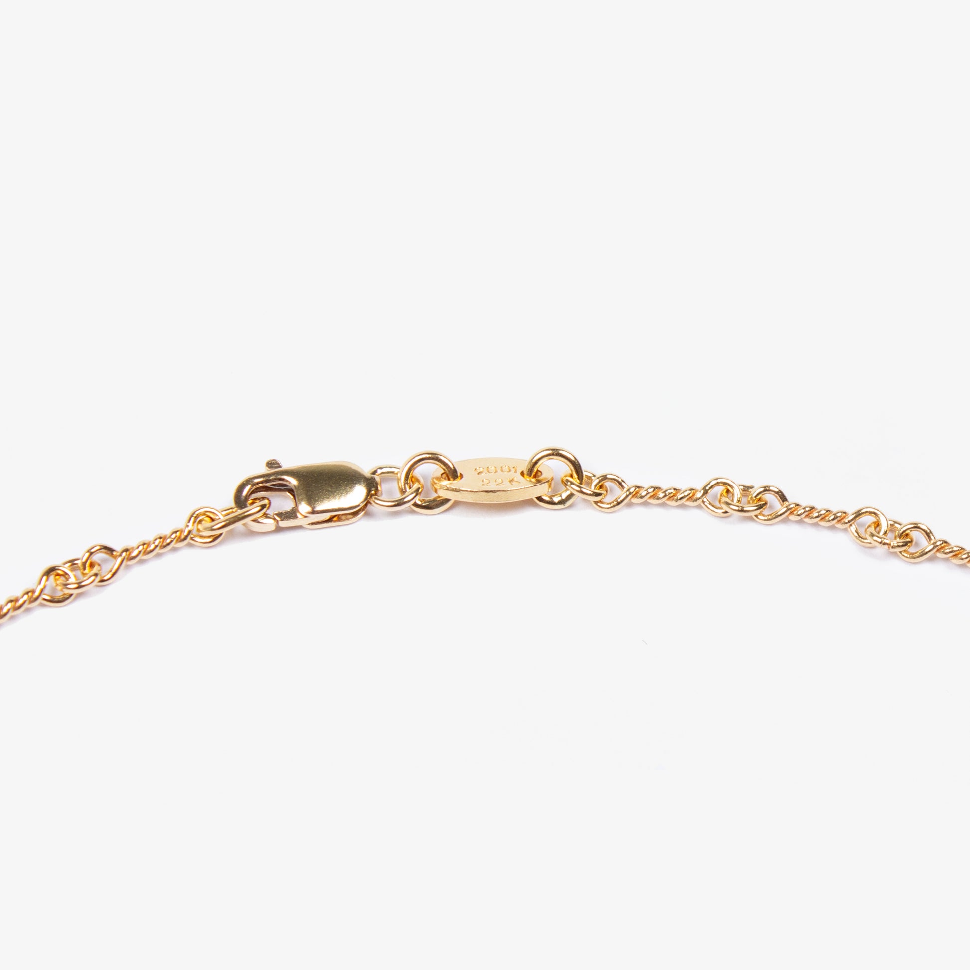 22K GOLD TWIST CHAIN