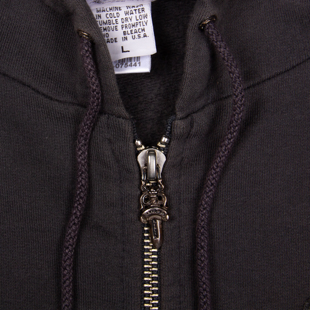 VINTAGE PLUS LOGO ZIP UP HOODIE