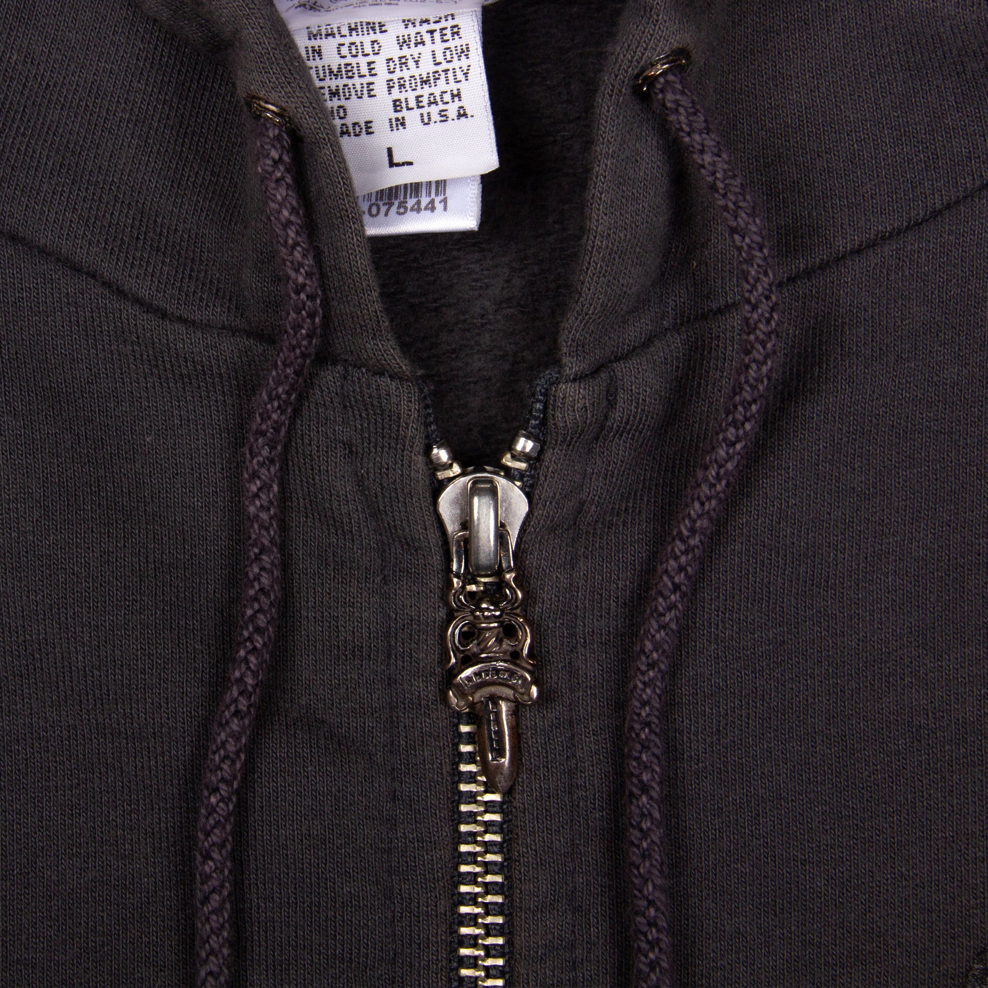 VINTAGE PLUS LOGO ZIP UP HOODIE