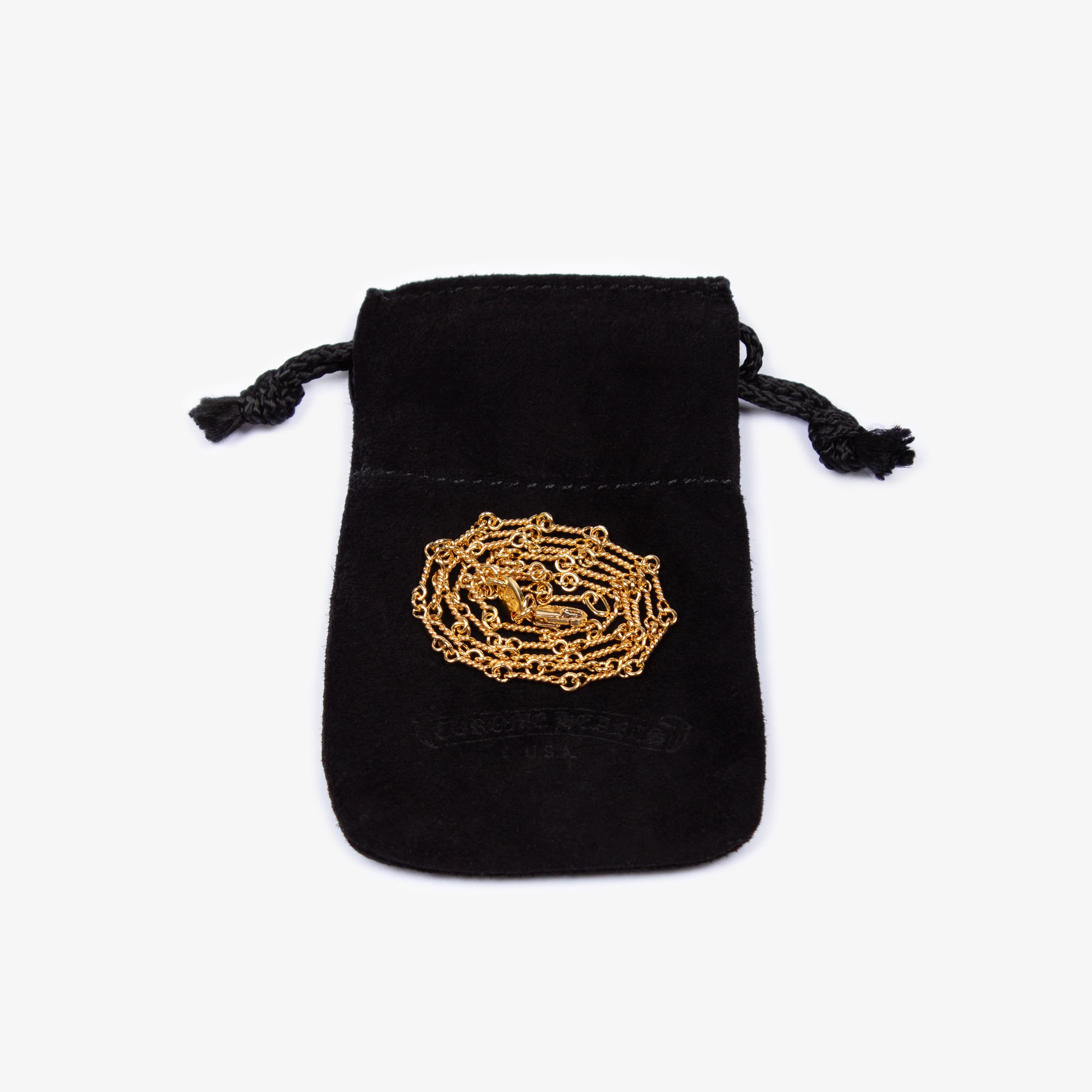 22K GOLD TWIST CHAIN