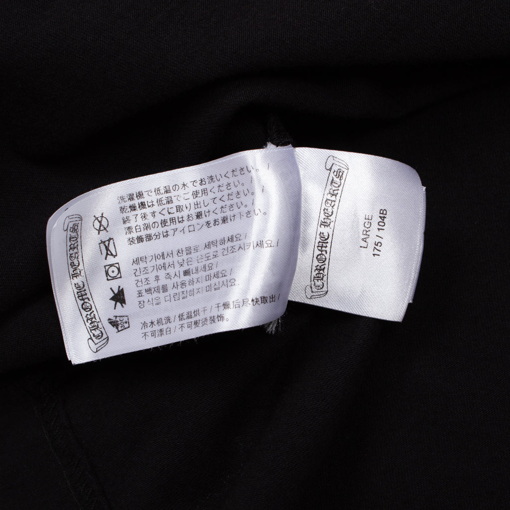 BLACK NECK LOGO LONG SLEEVE