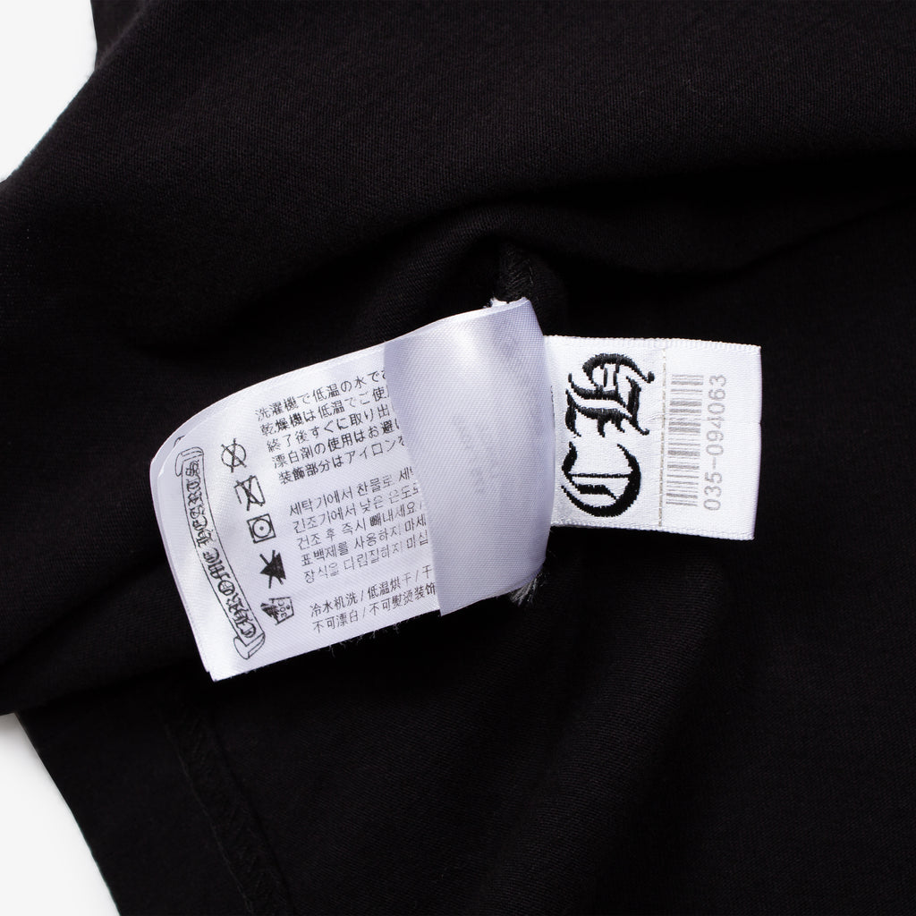 BLACK NECK LOGO LONG SLEEVE