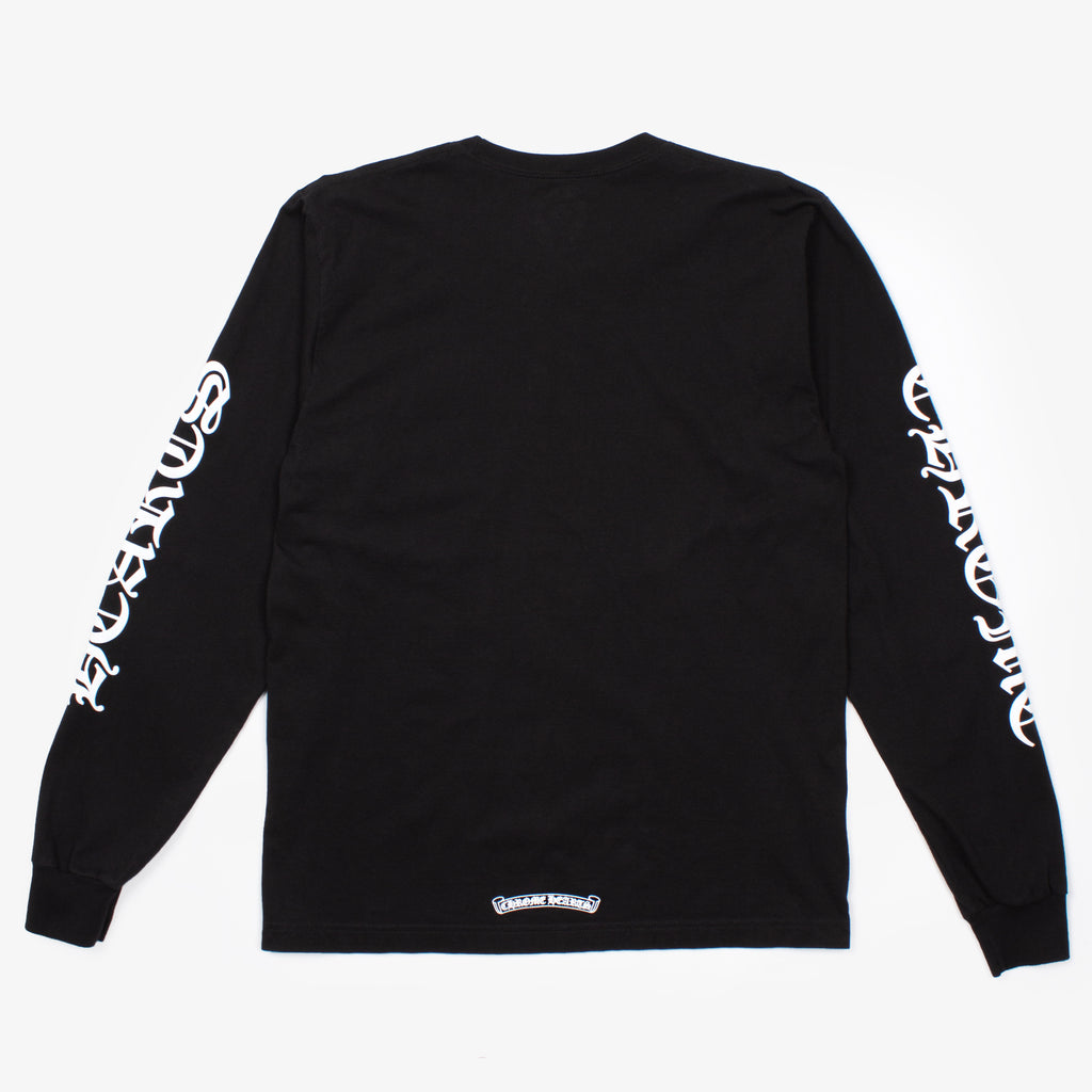 BLACK NECK LOGO LONG SLEEVE