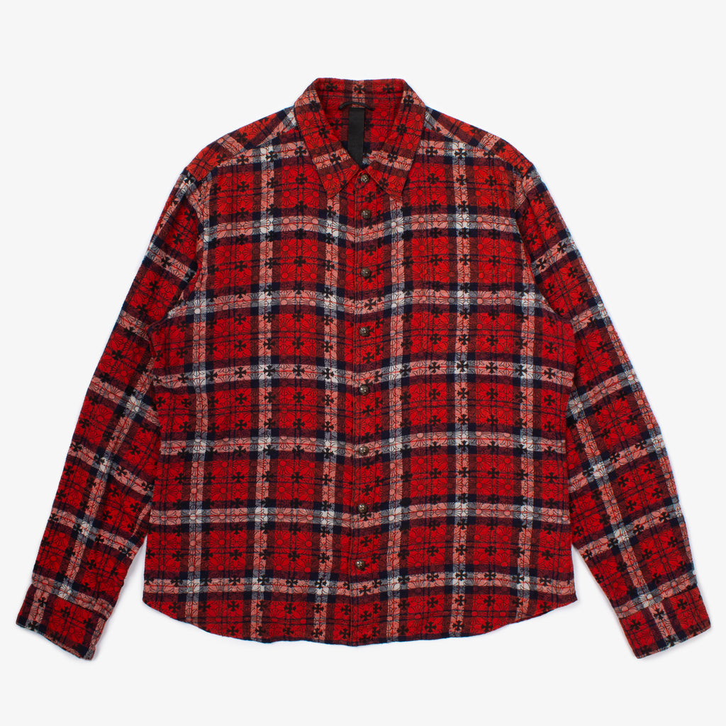LOOSE ENDS CROSS PATCH FLANNEL
