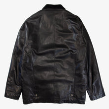 Load image into Gallery viewer, LE FLEUR PATCH LEATHER COAT
