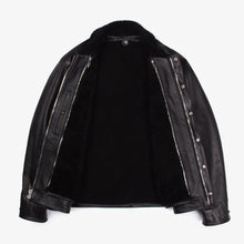 Load image into Gallery viewer, SHEARLING LINED LEATHER JACKET (1/3)