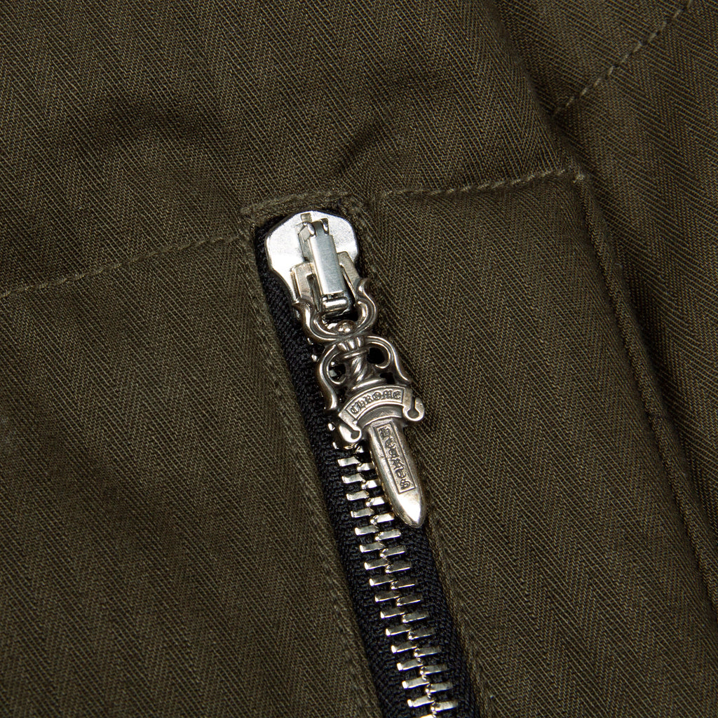 MILITARY GREEN DOWN PUFFER